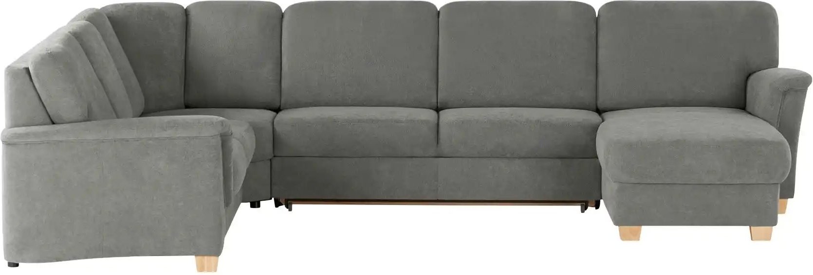 smart Wohnlandschaft Valencia ¦ grau ¦ Maße (cm): B: 341 Polstermöbel > Sofas > Schlafsofas - Höffner