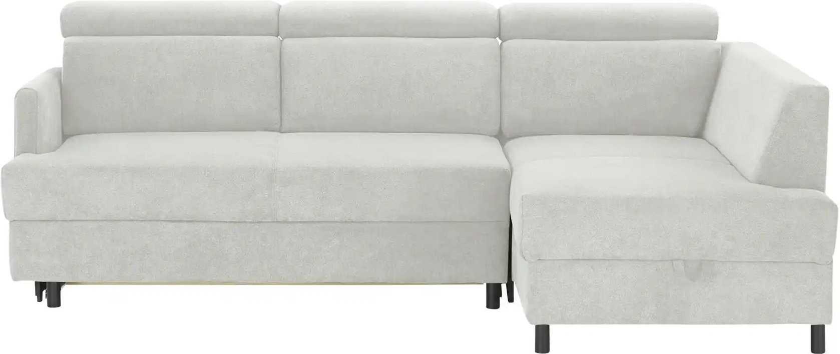 Ecksofa Fabienne ¦ grau ¦ Maße (cm): B: 228 H: 81 T: 158.0 Polstermöbel > Sofas > 3-Sitzer - Höffner