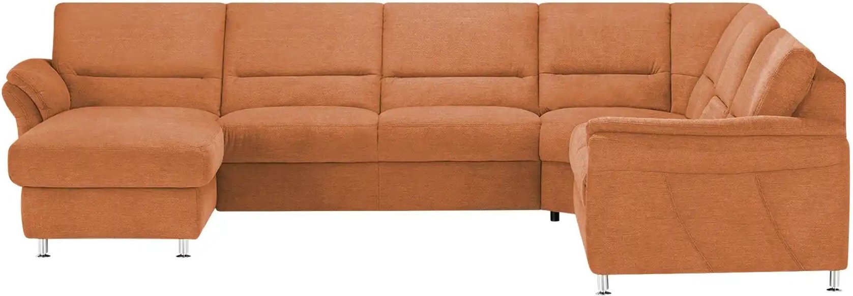 meinSofa Wohnlandschaft Donald ¦ orange ¦ Maße (cm): B: 335 H: 89 T: 262.0 Polstermöbel > Sofas > Wohnlandschaften - Hö...