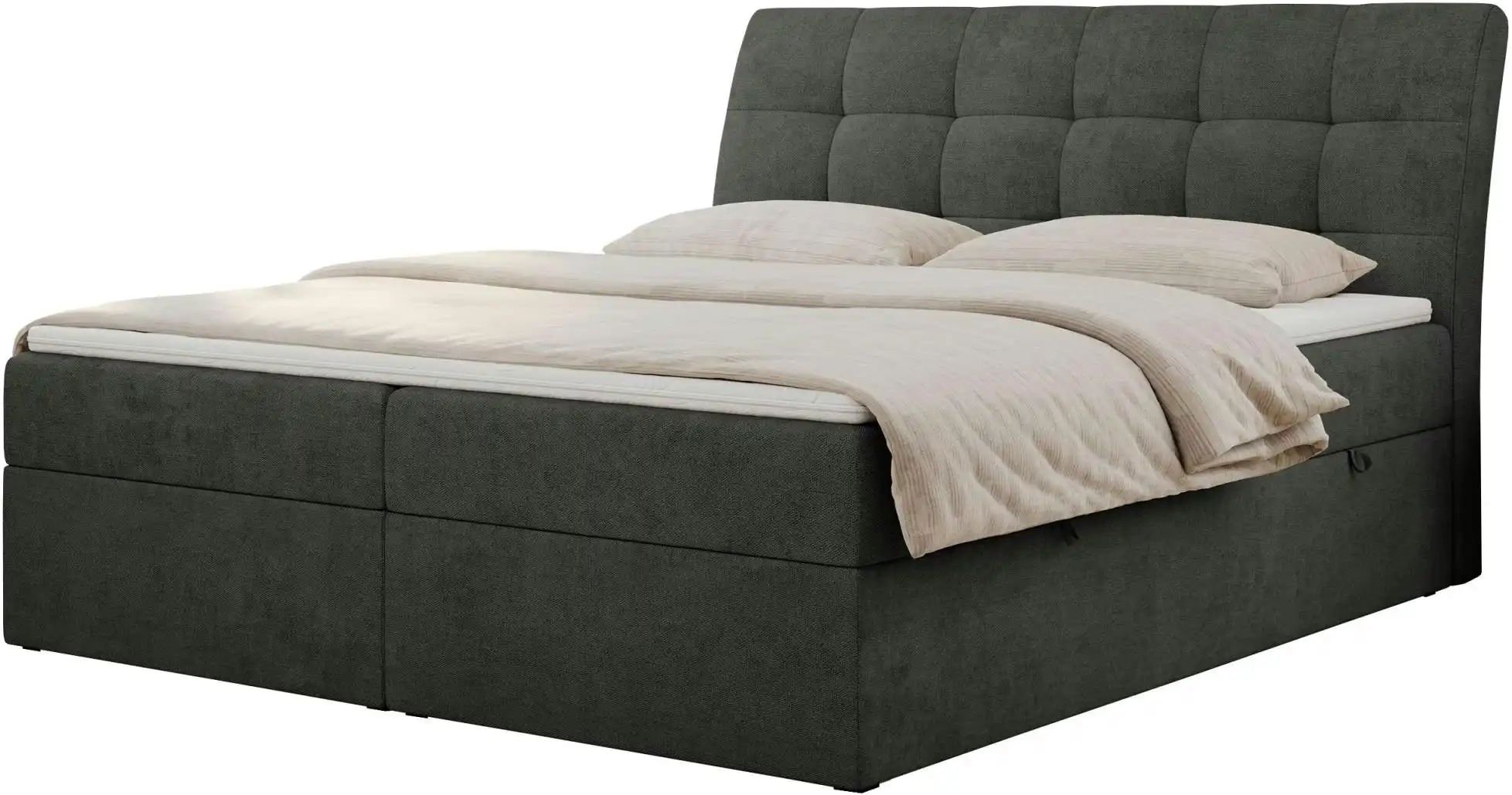Boxbett mit Bettkasten Diegos ¦ grau ¦ Maße (cm): B: 200 H: 118 Betten > Komfortbetten - Höffner