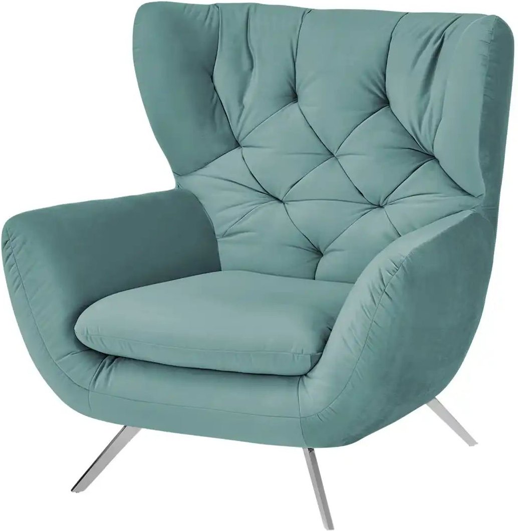 Jette Home Hochlehnsessel Caldara ¦ grün ¦ Maße (cm): B: 100 H: 106 T: 95.0 Polstermöbel > Sessel > Ohrensessel - Höffn...