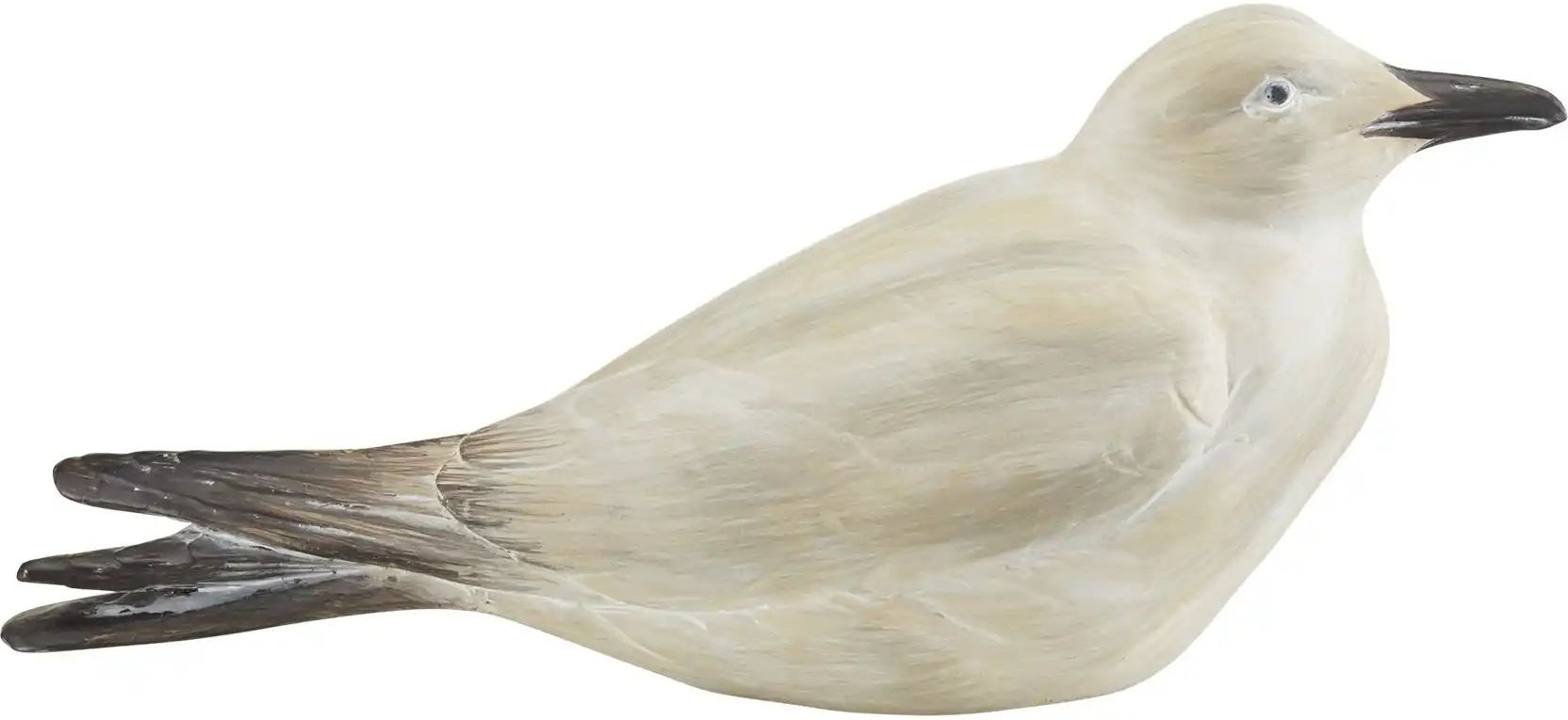 HOME STORY Deko Vogel ¦ weiß ¦ Polyresin (Kunstharz) ¦ Maße (cm): B: 21,7 H: 10 T: 6.5 Accessoires > Dekoartikel - Höf...