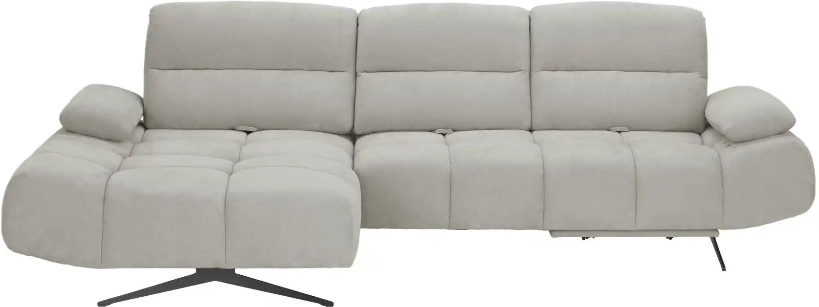 switch Ecksofa Falcao ¦ grau ¦ Maße (cm): B: 284 H: 91 T: 173.0 Polstermöbel > Sofas > Ecksofas - Höffner