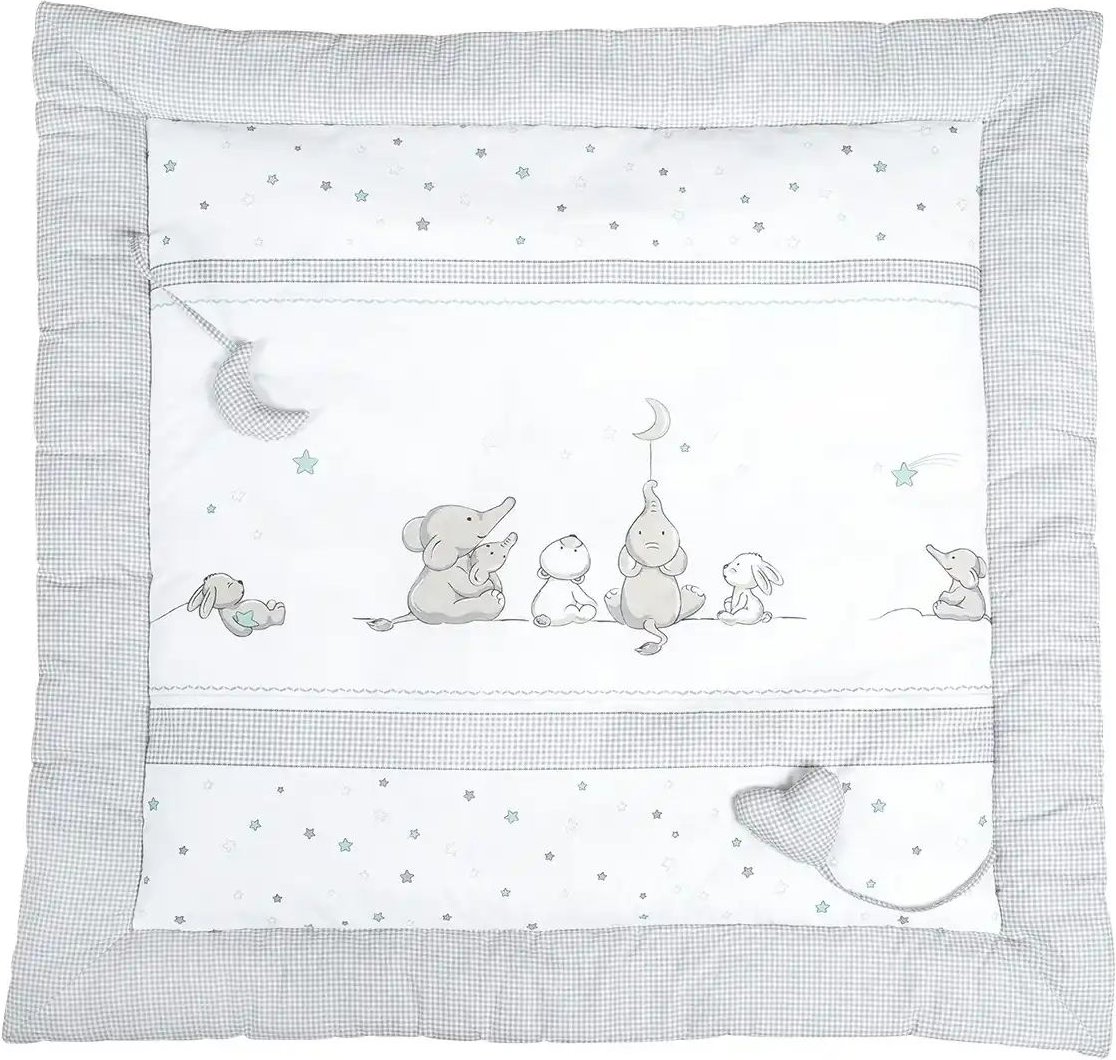 Roba Krabbeldecke Sternenzauber ¦ grau ¦ 100% Baumwolle ¦ Maße (cm): B: 100 H: 100 T: 4.0 Baby > Baby Textilien > Babyd...