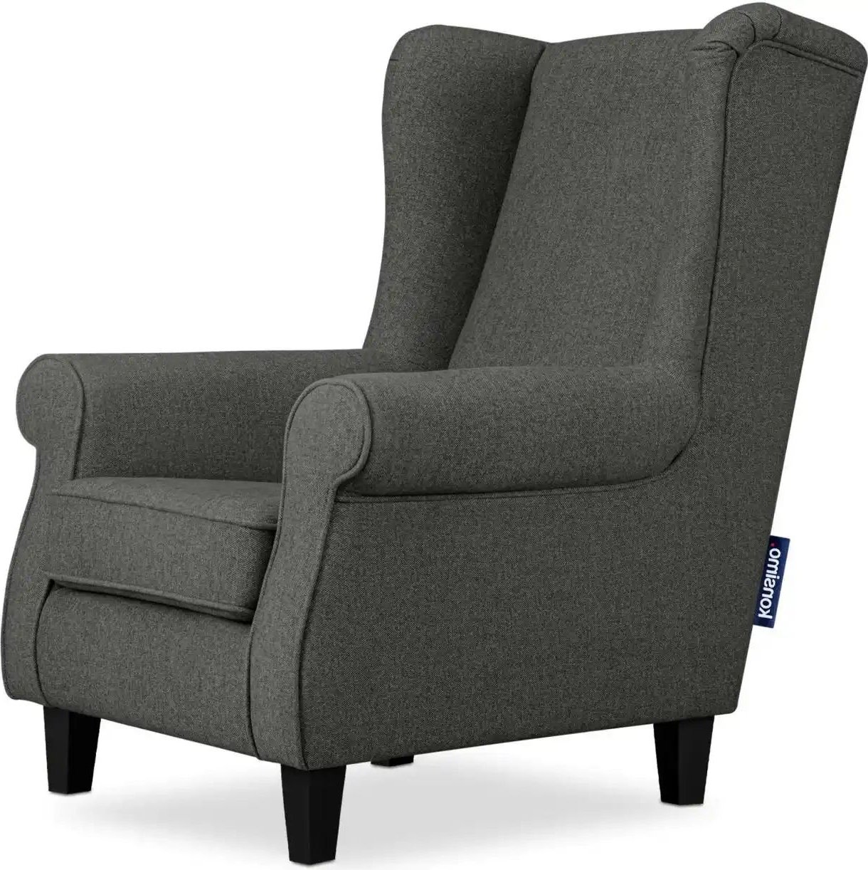 KONSIMO Ohrensessel Miles ¦ grau ¦ Maße (cm): B: 82 H: 105 Polstermöbel > Sessel > Ohrensessel - Höffner