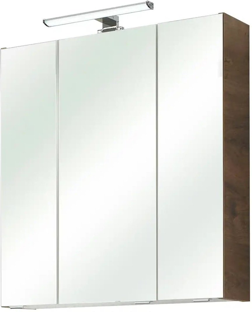 smart Spiegelschrank Onda ¦ holzfarben ¦ Maße (cm): B: 65 H: 70 T: 16.0 Schränke > Badschränke > Spiegelschränke - Höff...