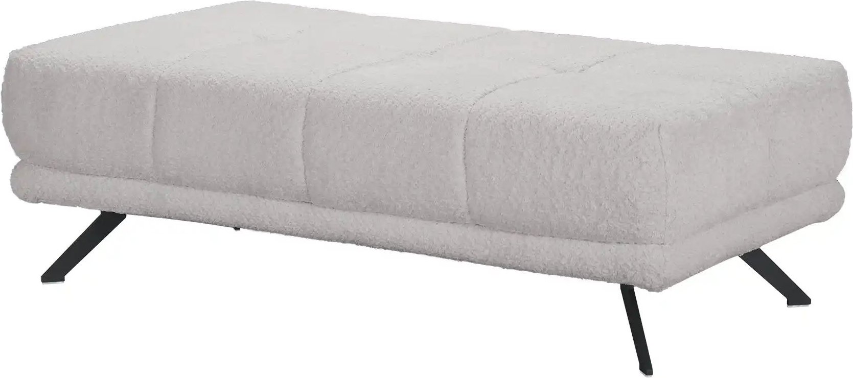 Lounge Collection XXL - Hocker Joel ¦ grau ¦ Maße (cm): B: 137 H: 43 T: 73.0 Polstermöbel > Hocker - Höffner