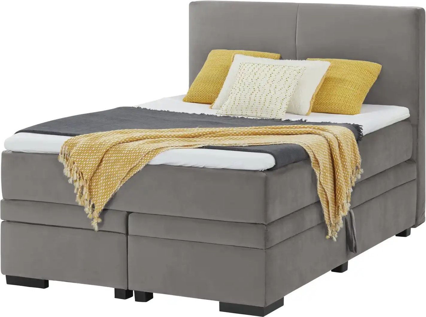 Boxi Boxspringbett mit Bettkasten Boxi Classic ¦ grau ¦ Maße (cm): B: 140 H: 125 Betten > Boxspringbetten - Höffner
