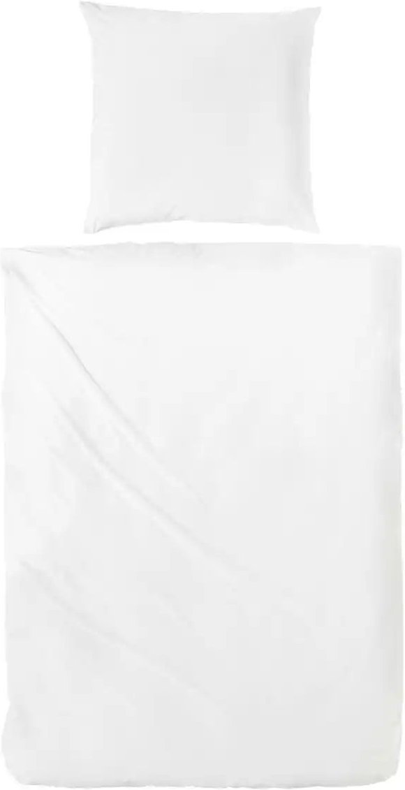 Satin Bettwäsche-Set ¦ weiß ¦ Maße (cm): B: 155 H: 1 Bettwaren > Bettwäsche > Bettwäsche ganzjährig - Höffner