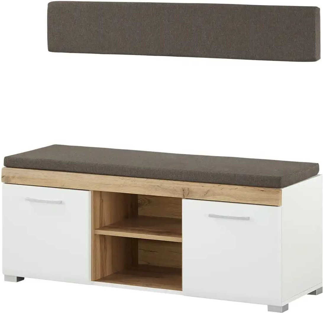 Garderobenbank Cortina ¦ weiß ¦ Maße (cm): B: 120 H: 50 T: 40.0 Bänke > Einzelbänke - Höffner