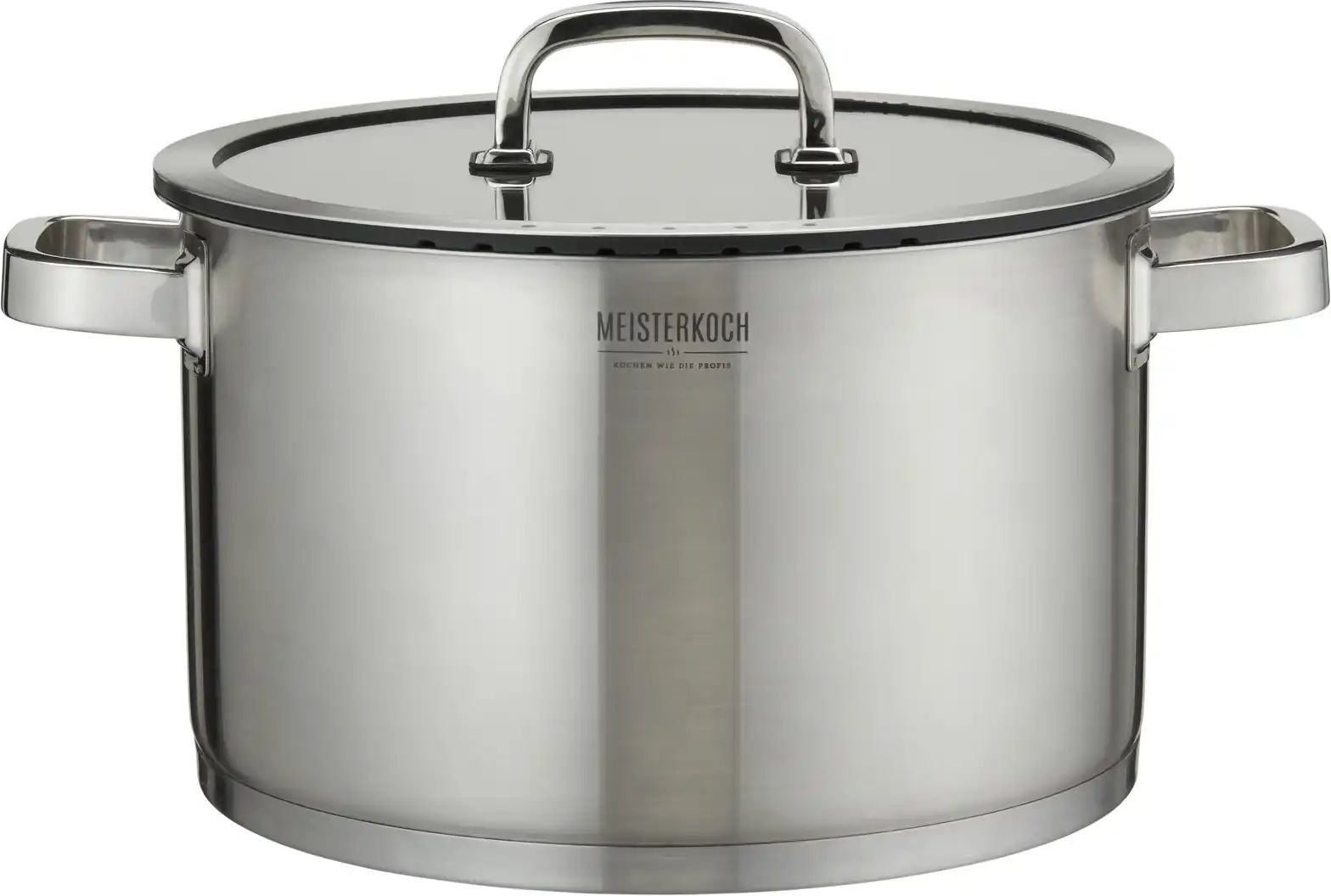 Meisterkoch Kochtopf TRIBUS ¦ silber ¦ Edelstahl ¦ Maße (cm): H: 17 Ø: 28 Töpfe & Pfannen & Zubehör > Töpfe - Höffner