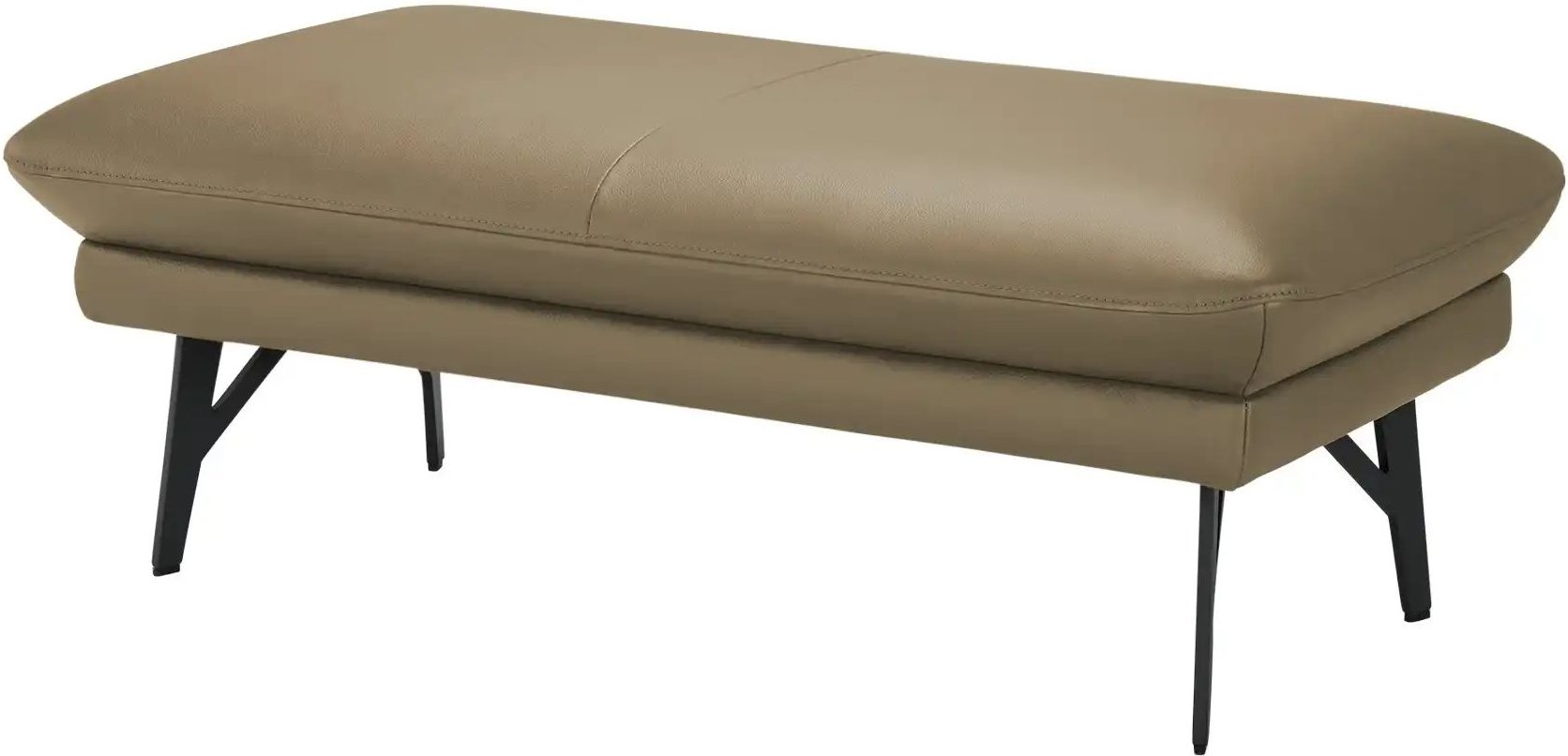 himolla Lederhocker 1928 ¦ beige ¦ Maße (cm): B: 121 H: 45 T: 65.0 Polstermöbel > Hocker - Höffner