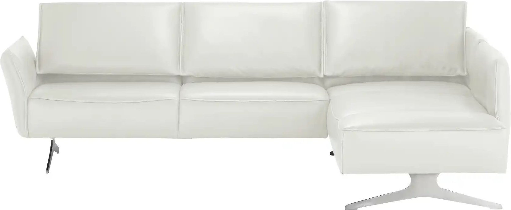 KOINOR Ecksofa Leder Vineto ¦ weiß ¦ Maße (cm): B: 272 H: 83 T: 207.0 Polstermöbel > Sofas > Ecksofas - Höffner