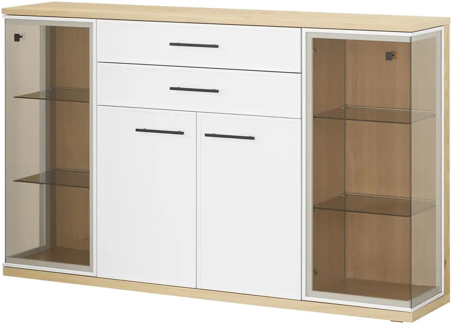 Thumbnail - Wohnwert Highboard Carré ¦ weiß ¦ Maße (cm): B: 184 H: 113 T: 40.0 Kommoden & Sideboards > Highboards - Höffner