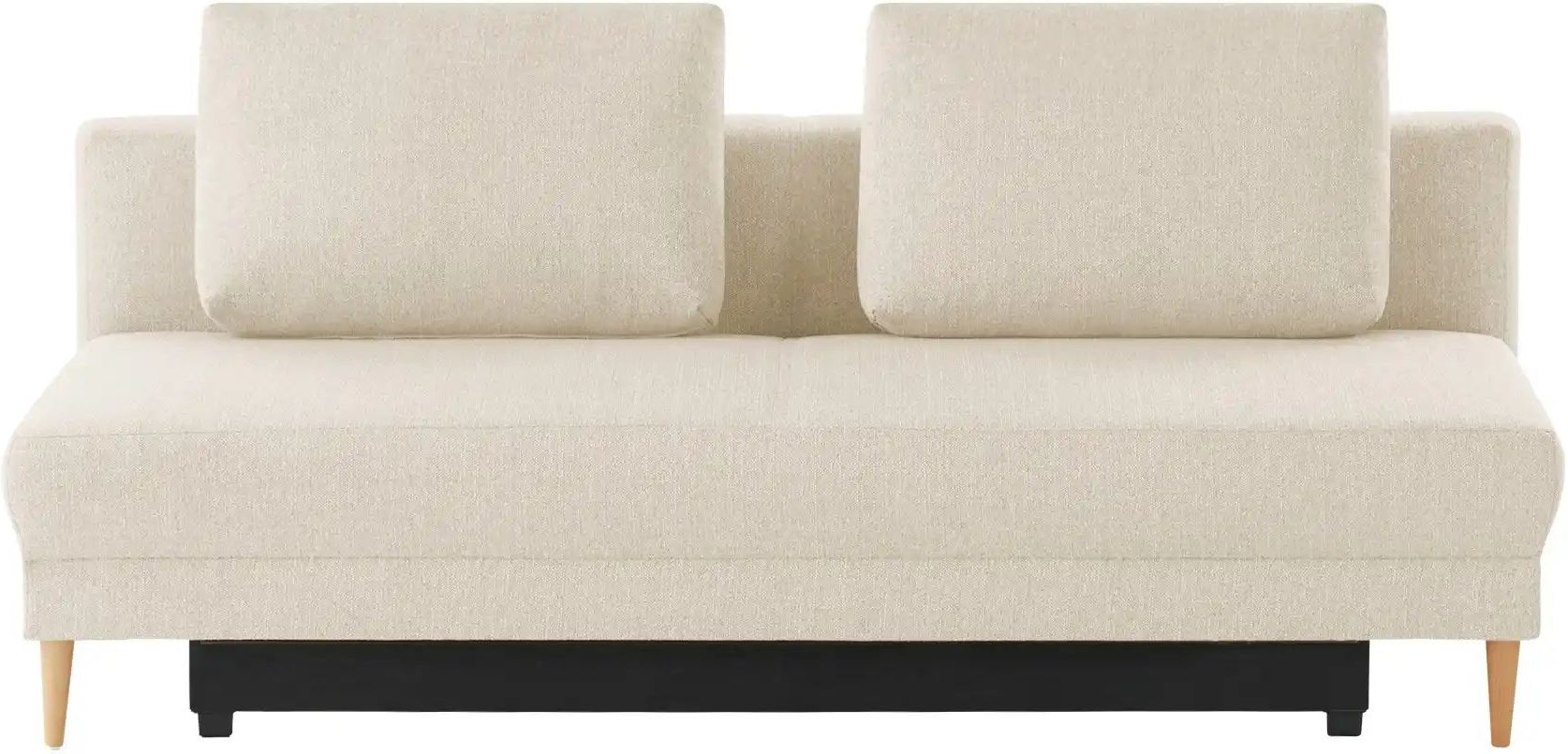 Schlafsofa mit Schlaffunktion Genua ¦ beige ¦ Maße (cm): B: 205 H: 89 T: 94.0 Polstermöbel > Sofas > Einzelsofas - Höffn...
