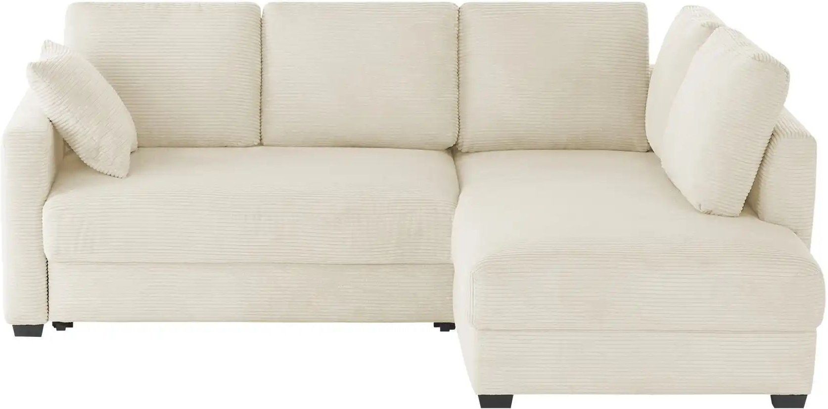 Thumbnail - bobb Ecksofa mit Boxspringpolsterung Lisa de Luxe ¦ creme ¦ Maße (cm): B: 235 H: 90 T: 184.0 Polstermöbel > Sofas > Eck...