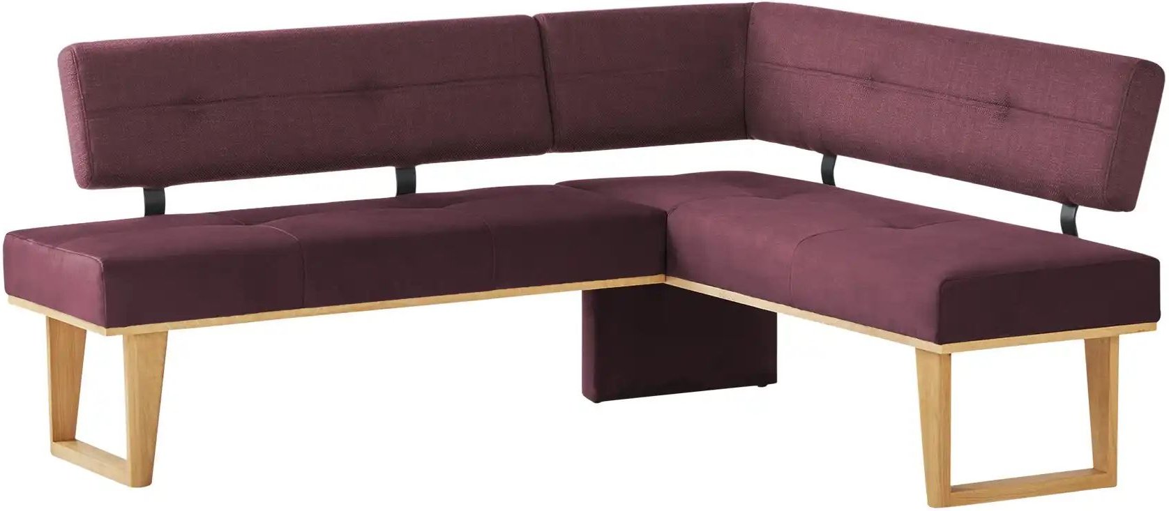 Woodford Eckbank massiv Scala ¦ rot ¦ Maße (cm): H: 85 Bänke > Eckbänke - Höffner