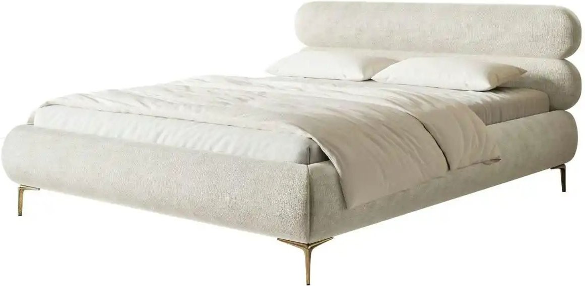 Selsey Polsterbett in Chenille Roule ¦ beige ¦ Maße (cm): B: 213 H: 96 Betten > Polsterbetten - Höffner