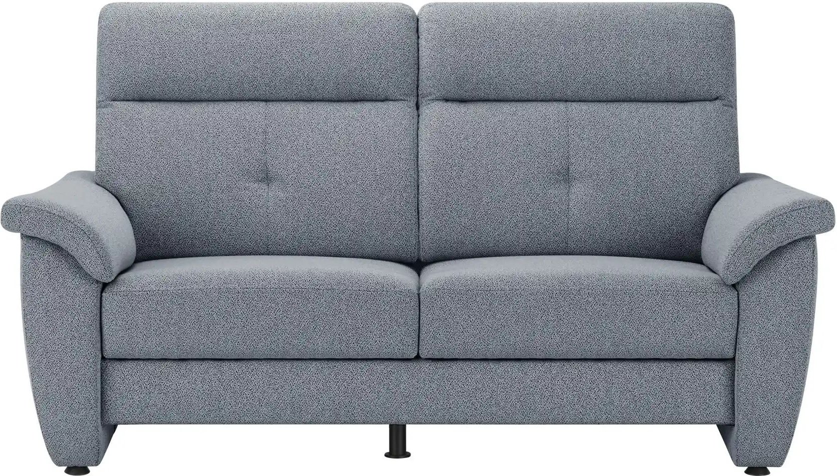 Polstermöbel Oelsa Einzelsofa Brüssel ¦ grau ¦ Maße (cm): B: 164 H: 100 T: 90.0 Polstermöbel > Sofas > 2-Sitzer - Höffn...