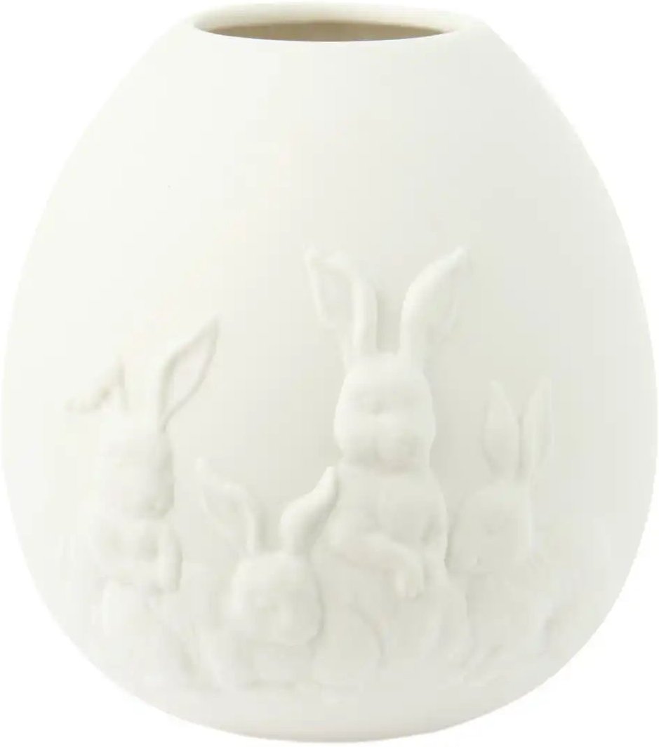 HOME STORY Ostervase ¦ weiß ¦ Porzellan ¦ Maße (cm): H: 12,6 Ø: 12.1 Oster-Artikel - Höffner