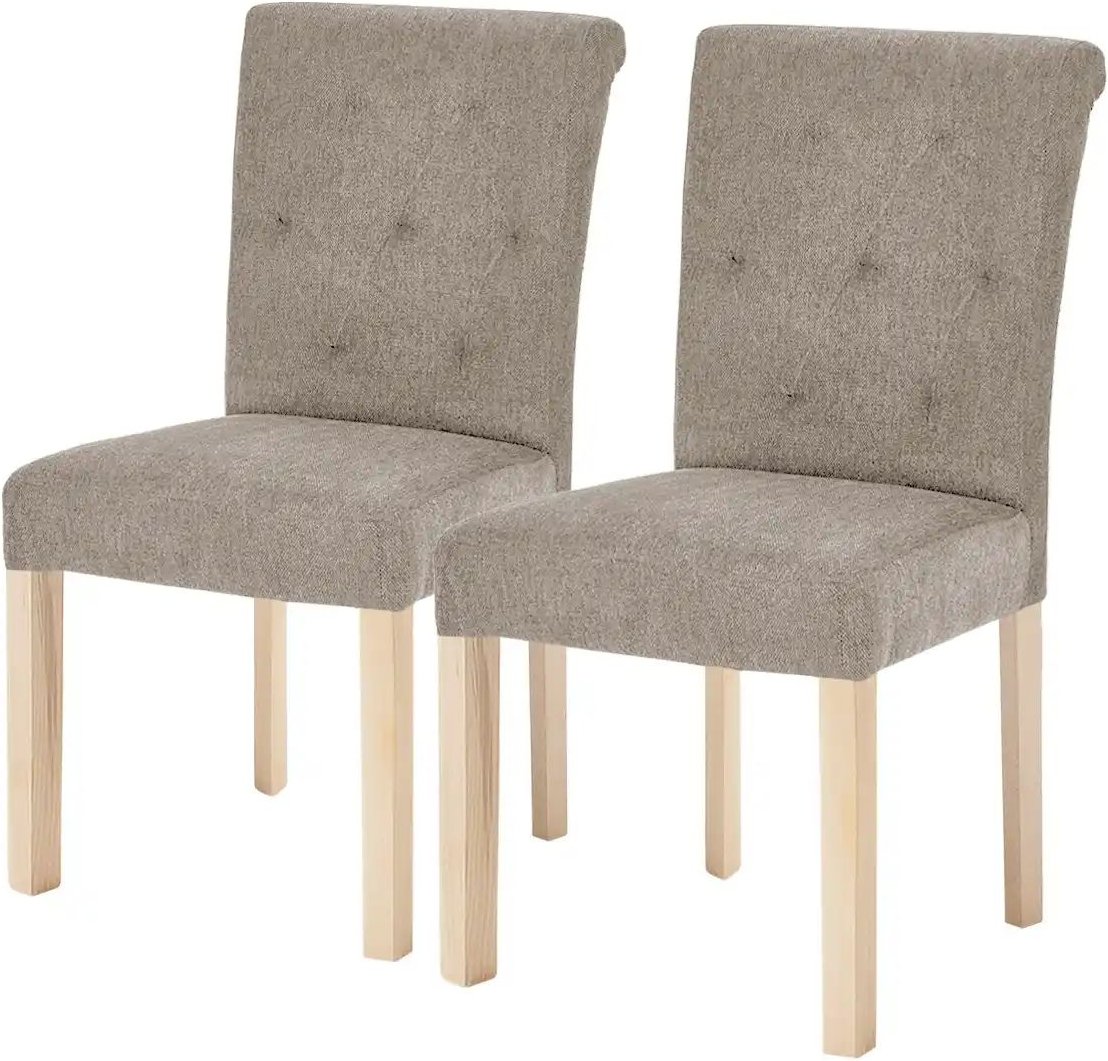 Woodford Esszimmerstuhl im 2er Set Messena ¦ braun ¦ Maße (cm): B: 46 H: 97 T: 54.0 Stühle > Polsterstühle - Höffner