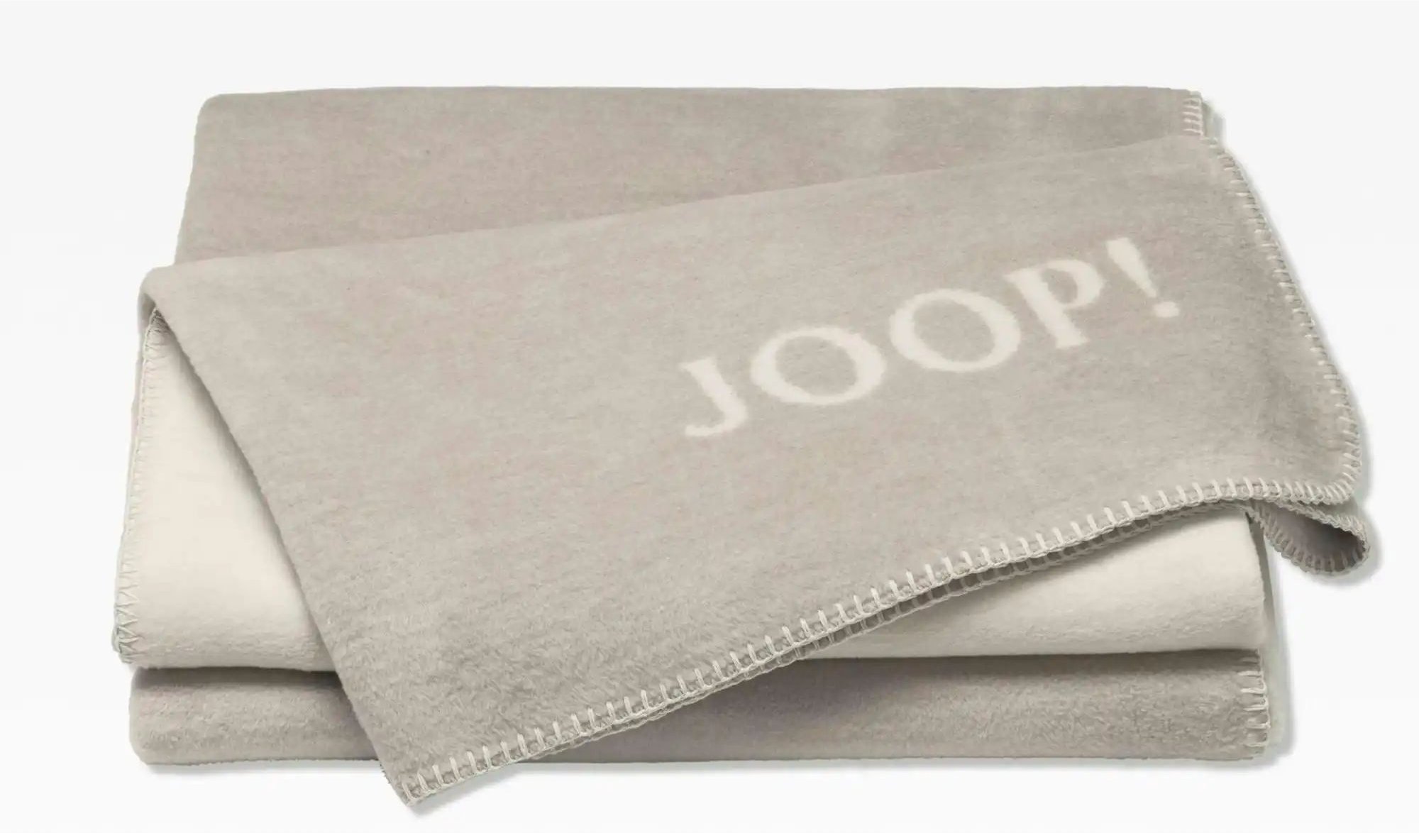 JOOP! Wohndecke Uni Doubleface ¦ beige ¦ Baumwollmischgewebe ¦ Maße (cm): B: 150 H: 1 Dekokissen & Decken > Kuscheldec...