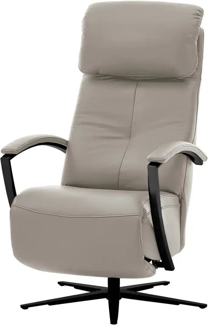 Hukla Relaxsessel Leder Pierre ¦ grau ¦ Maße (cm): B: 75 H: 117 T: 87.0 Polstermöbel > Sessel > Relaxsessel - Höffner