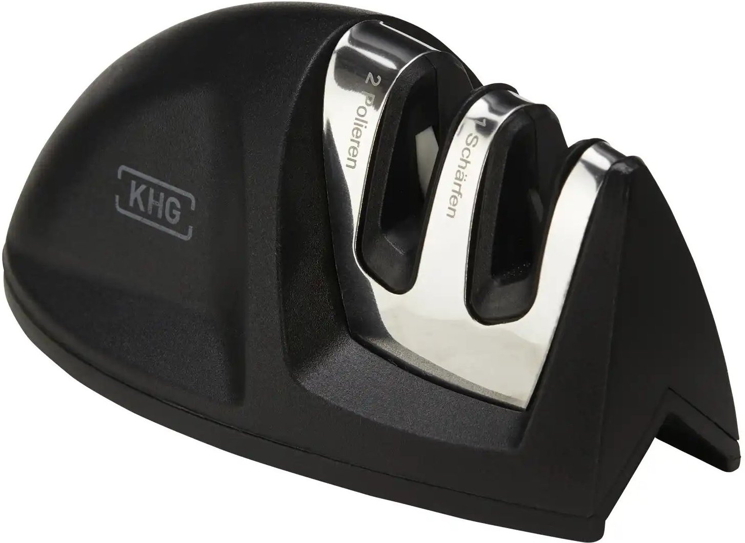 KHG Messerschärfer ¦ schwarz ¦ Kunststoff ¦ Maße (cm): B: 5 H: 5 Küchenzubehör & Helfer > Küchenhelfer - Höffner