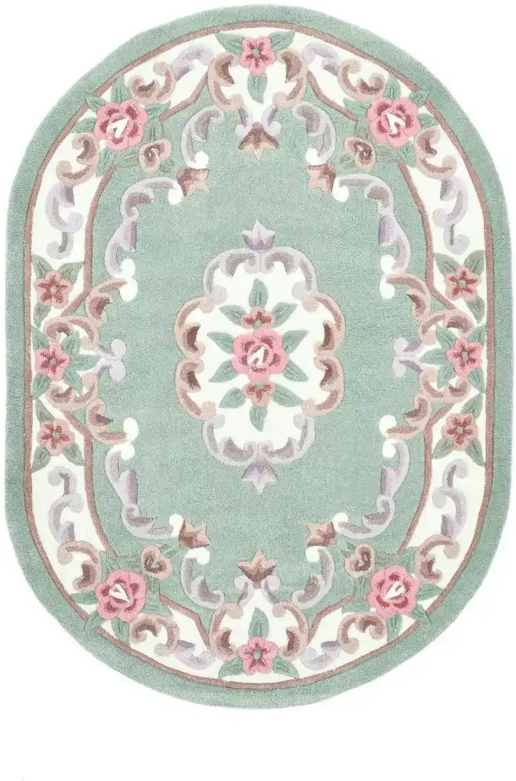 THEKO Vintageteppich Ming ¦ grün ¦ Synthetische Fasern ¦ Maße (cm): B: 190 H: 1,4 Teppiche > Orientteppiche - Höffner