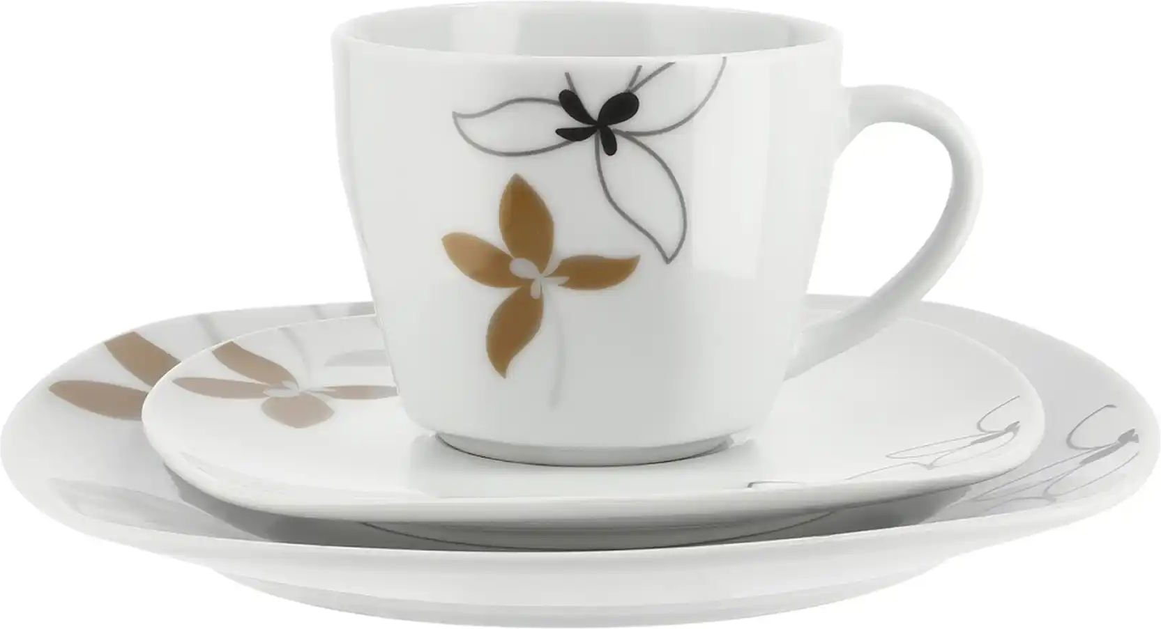 levelone Kaffeegeschirr 12-tlg. Karolina ¦ weiß Geschirr > Geschirrsets > Kaffeeservice - Höffner