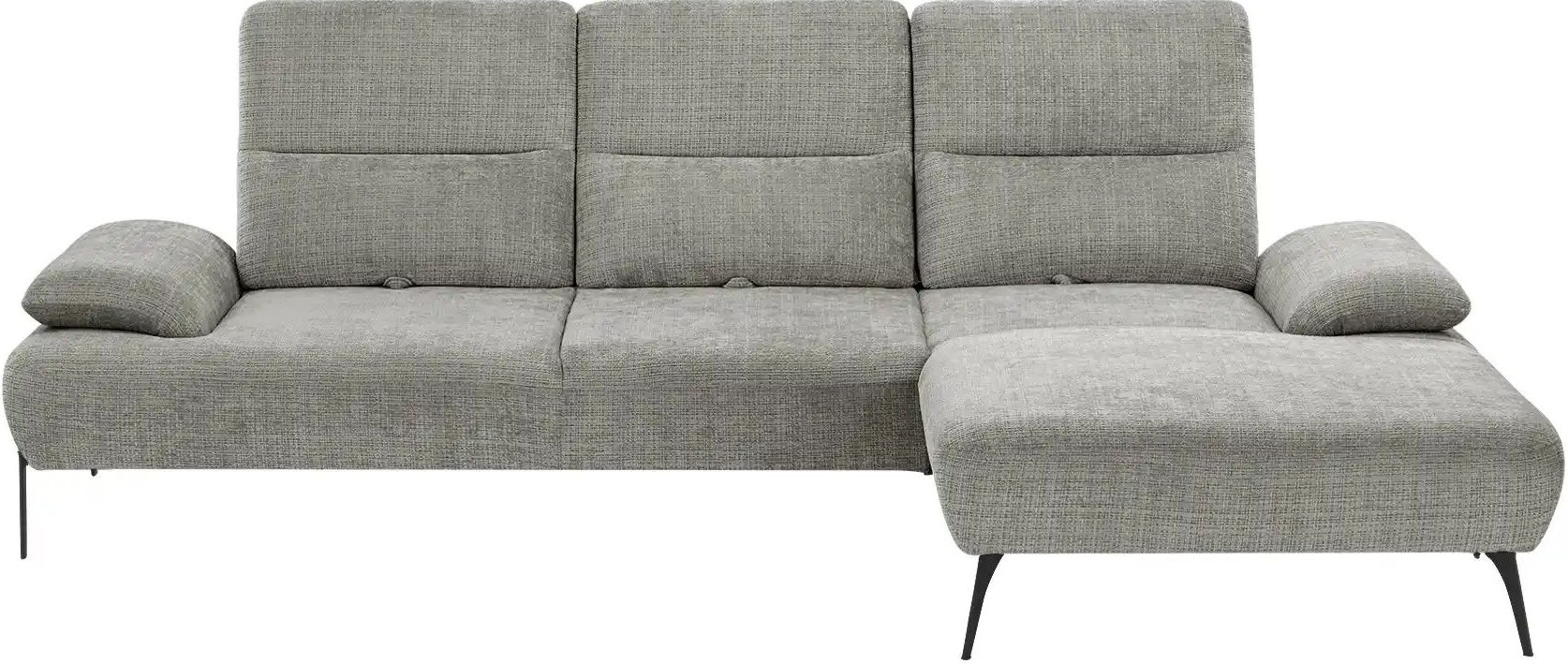 switch Ecksofa Cesar ¦ grau ¦ Maße (cm): B: 288 H: 102 T: 183.0 Polstermöbel > Sofas > Ecksofas - Höffner