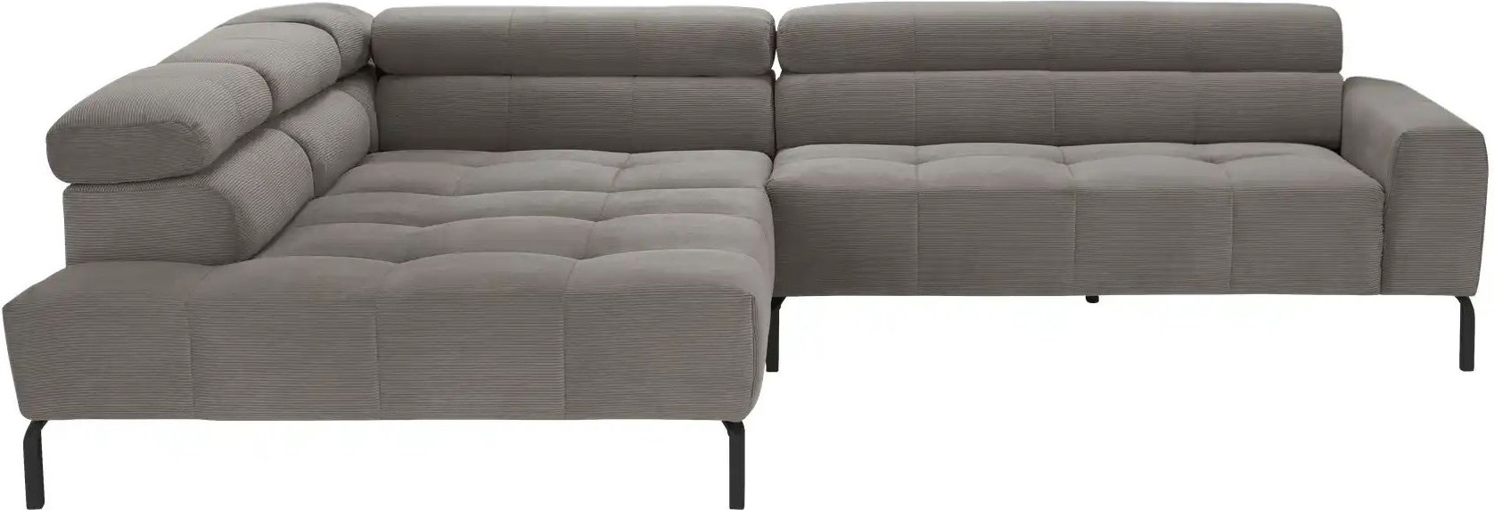 Max Schelling Ecksofa verstellbare Kopfteile MS Verve ¦ grau ¦ Maße (cm): B: 311 H: 88 T: 219.0 Polstermöbel > Sofas > E...