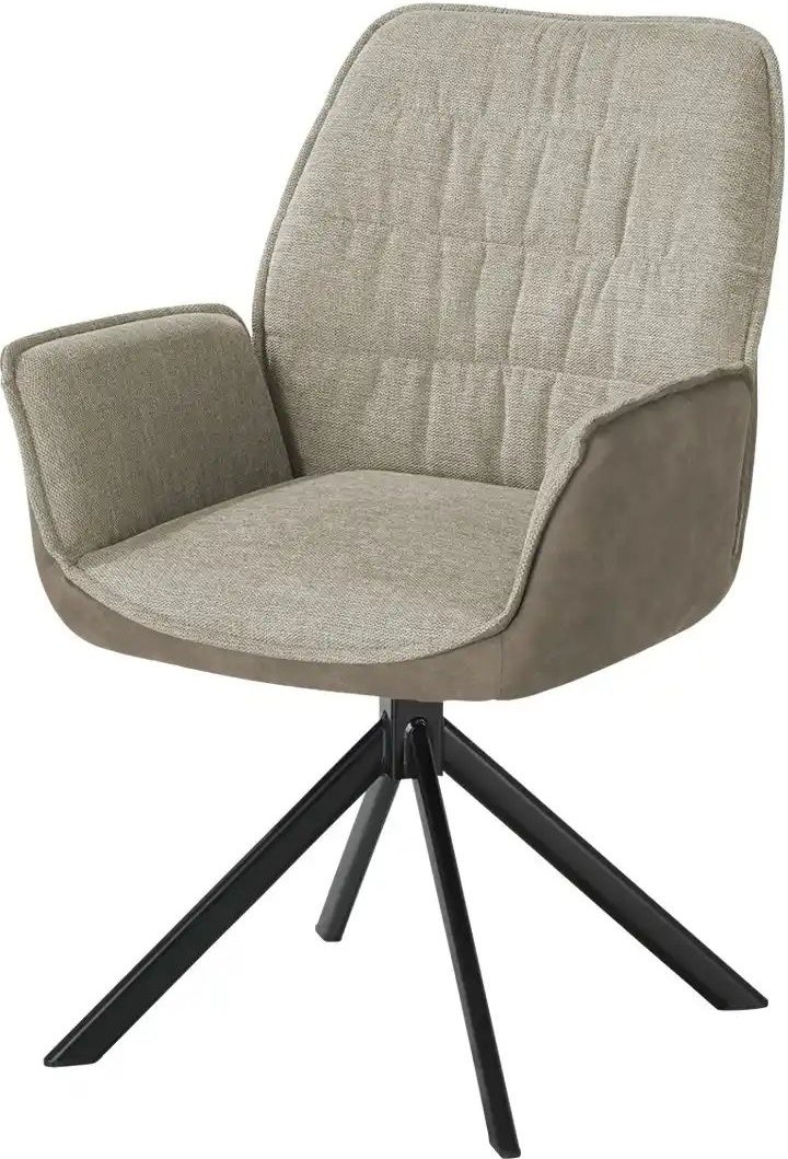 Esszimmerstuhl drehbar Gent ¦ beige ¦ Maße (cm): B: 60 H: 91 T: 64.0 Stühle > Esszimmerstühle > Esszimmerstühle mit Arml...