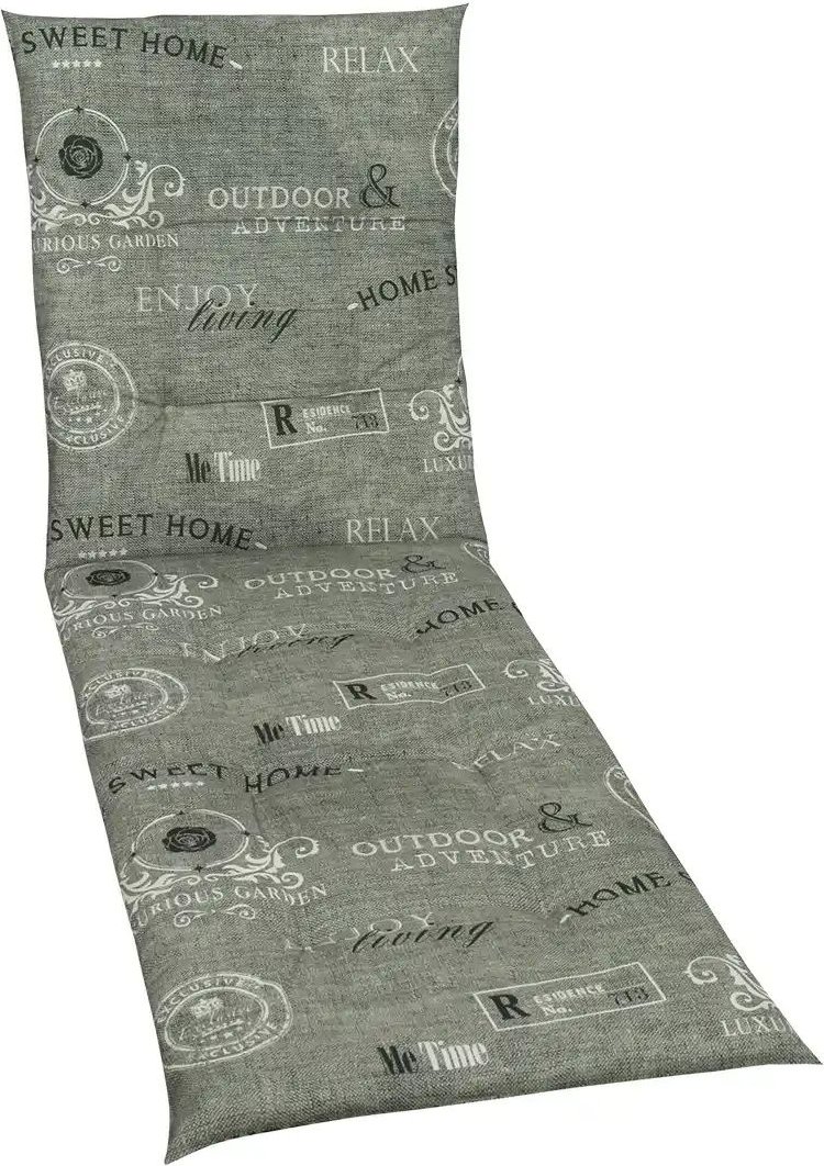 GO-DE Liegenauflage ¦ grau ¦ Maße (cm): B: 58 H: 190 T: 5.0 Garten > Auflagen & Kissen > Gartenliegen-Auflagen - Höffn...