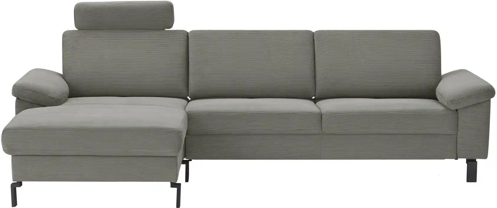 Max Schelling Ecksofa Feincord Maximum Move ¦ grau ¦ Maße (cm): B: 284 H: 85 T: 185.0 Polstermöbel > Sofas > Ecksofas - ...