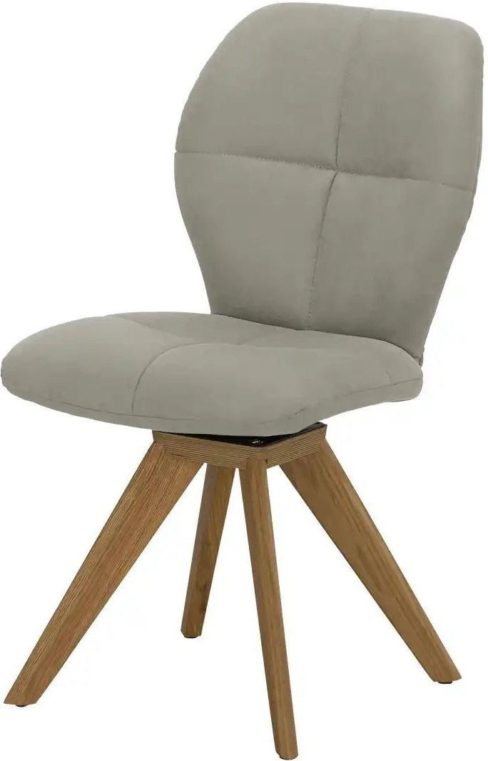 Wohnwert Polsterstuhl Luisa ¦ grau ¦ Maße (cm): B: 50 H: 90 T: 58.0 Stühle > Küchenstühle > Polster Küchenstühle - Höff...