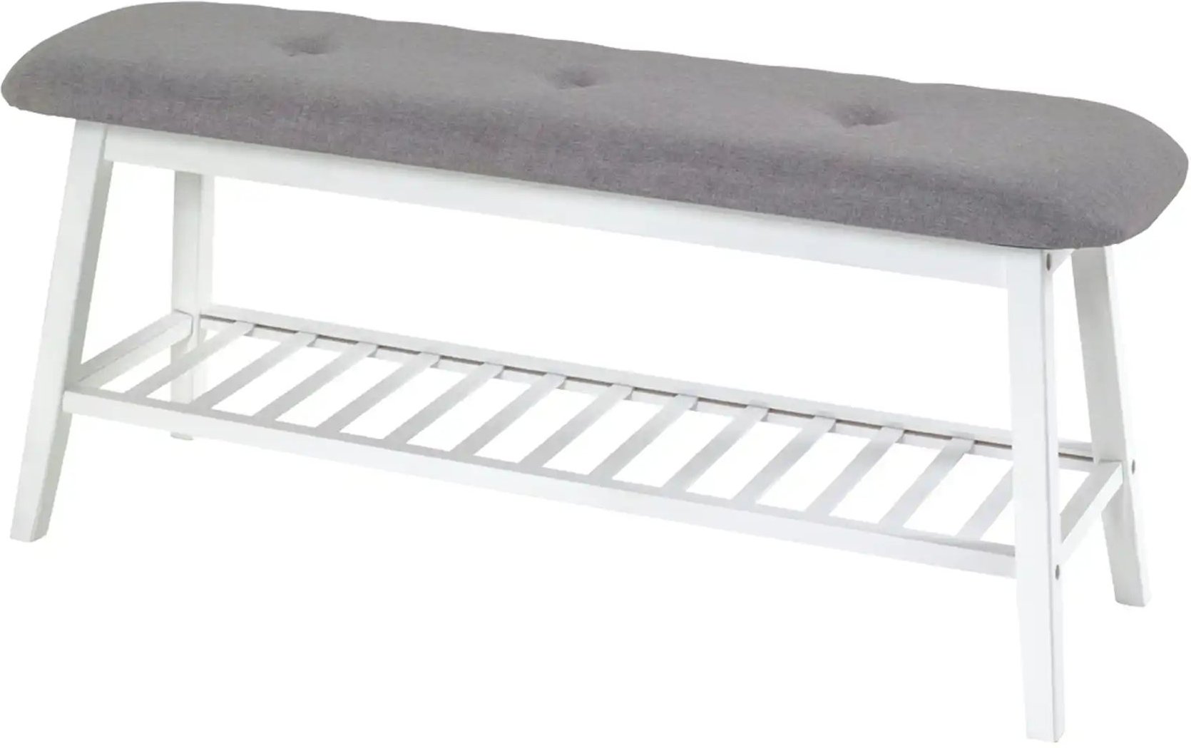 Schuhbank Viterbo ¦ weiß ¦ Maße (cm): B: 100 H: 44 T: 30.0 Bänke > Einzelbänke - Höffner