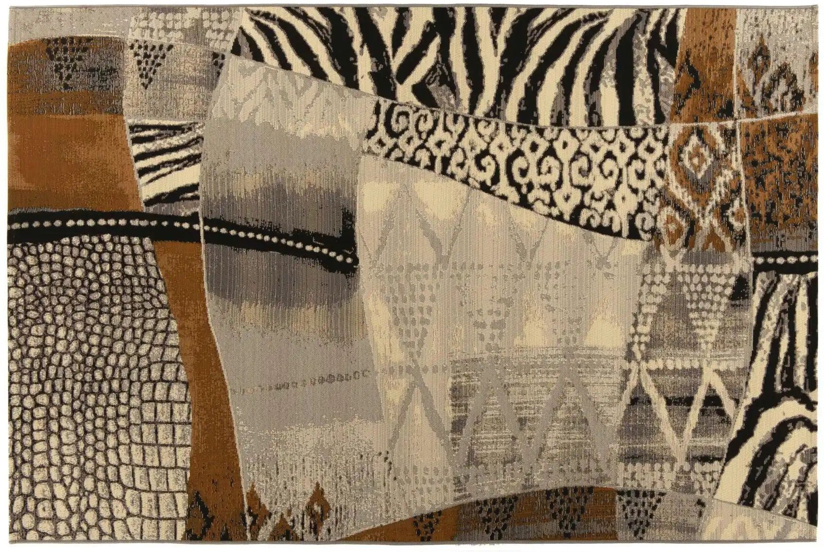 Gino Falcone In-und Outdoor-Teppich Aurora ¦ mehrfarbig ¦ Synthetische Fasern ¦ Maße (cm): B: 120 H: 1 Teppiche > Outdo...