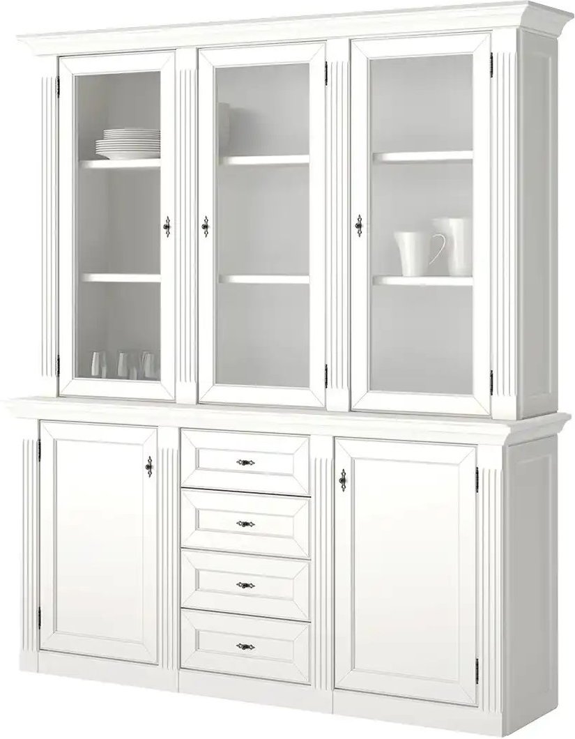 maison bleue Buffet Petit Chalet ¦ weiß ¦ Maße (cm): B: 171 H: 197 T: 44.0 Schränke > Buffets - Höffner