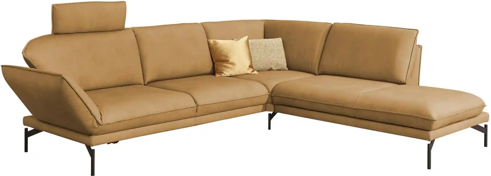 himolla Ecksofa 1478 ¦ gelb ¦ Maße (cm): B: 275 H: 87 Polstermöbel > Sofas > Ecksofas - Höffner