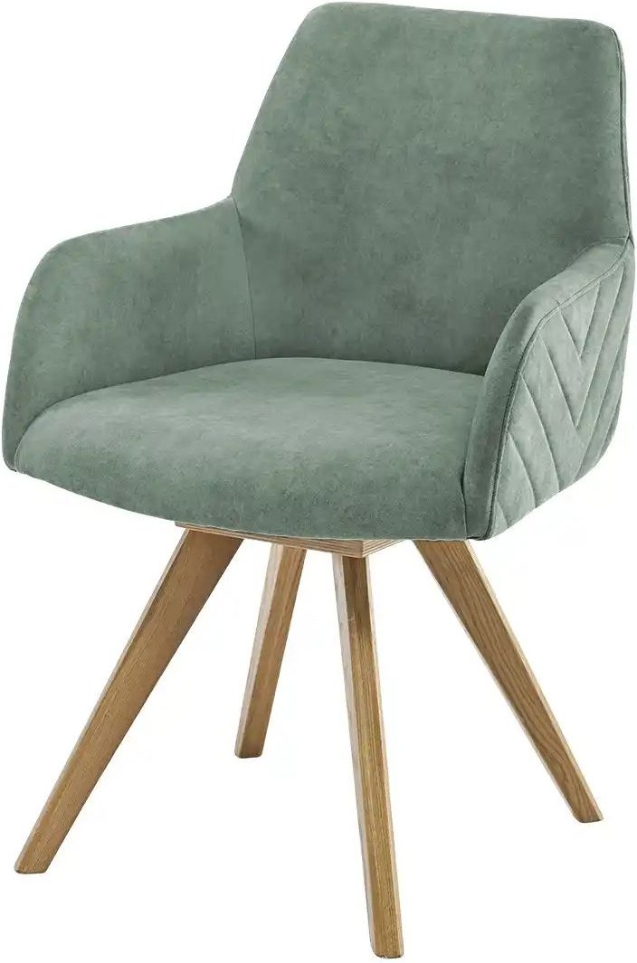 Woodford Esszimmerstuhl Delhi ¦ grün ¦ Maße (cm): B: 61 H: 88 T: 66.5 Stühle > Küchenstühle > Küchenstühle mit Armlehne...