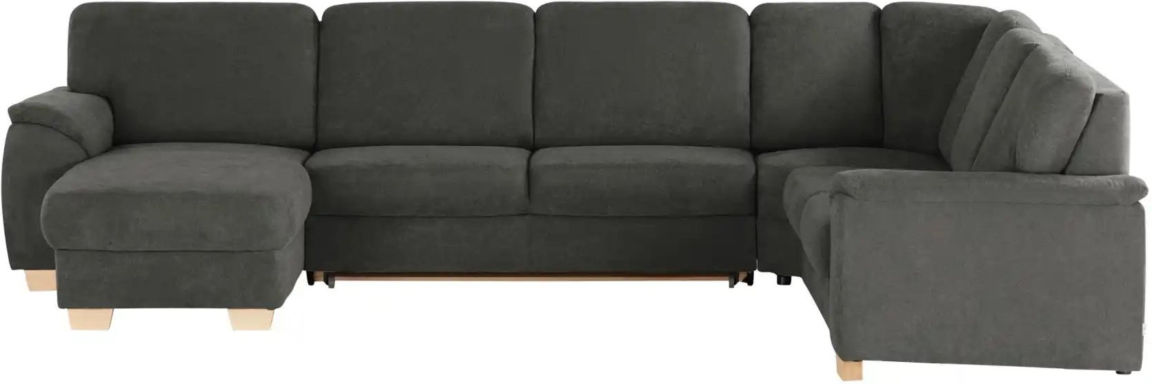 smart Wohnlandschaft Valencia ¦ grau ¦ Maße (cm): B: 341 Polstermöbel > Sofas > Schlafsofas - Höffner