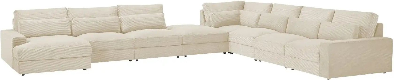 Wohnlandschaft Branna ¦ creme ¦ Maße (cm): B: 502 H: 88 T: 412.0 Polstermöbel > Sofas > Wohnlandschaften - Höffner