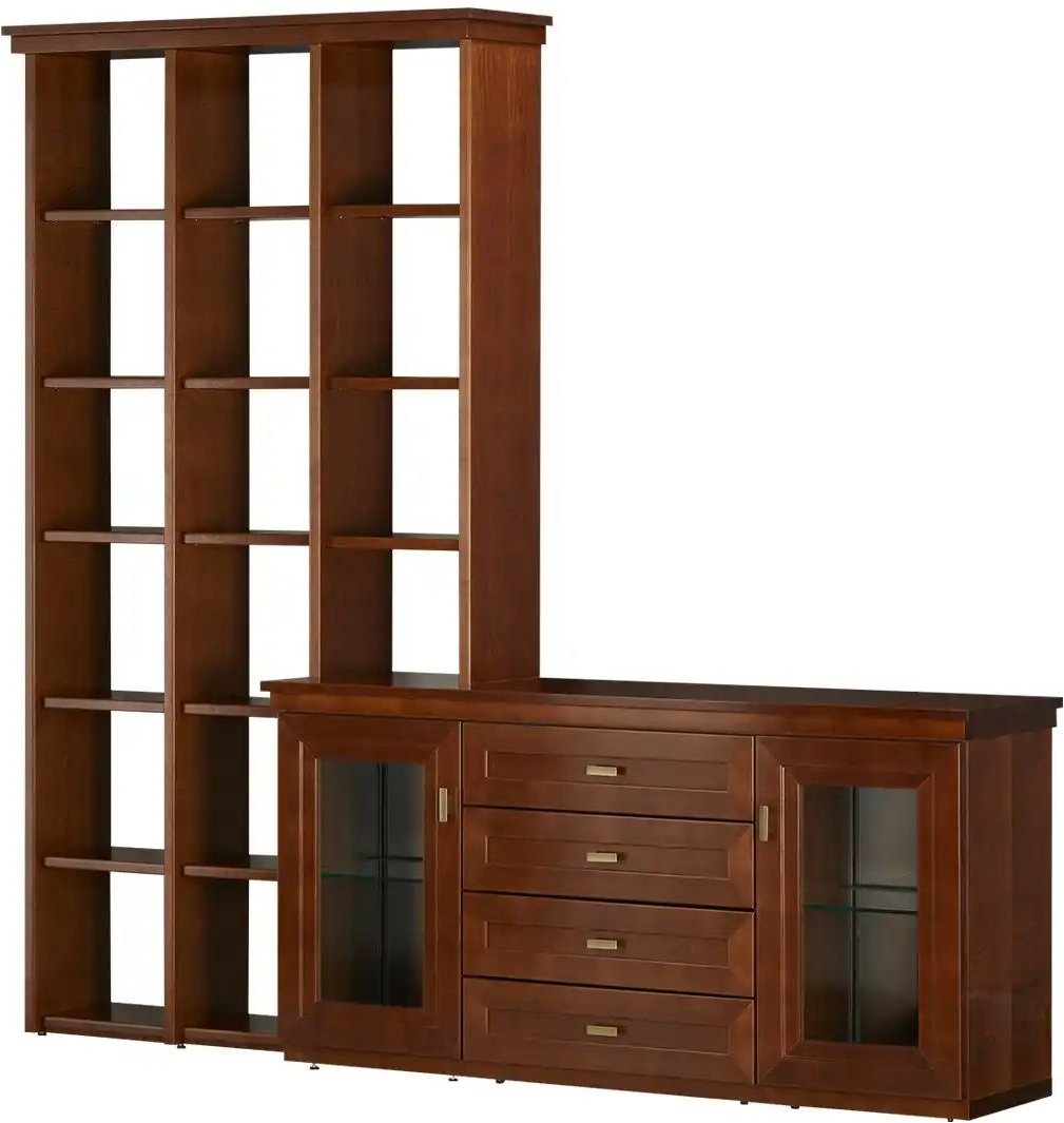 Regal-Sideboardkombination Cole ¦ holzfarben ¦ Maße (cm): B: 237 H: 222 T: 42.0 Kommoden & Sideboards > Wohnwände - Höf...