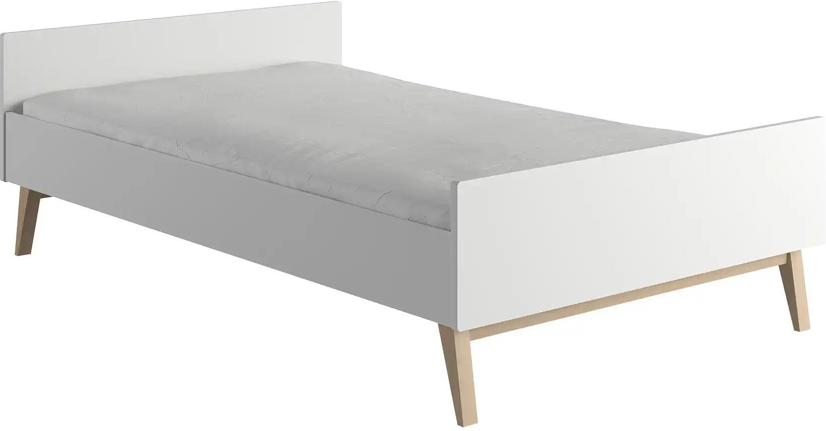 pinio Bett Swing ¦ weiß ¦ Maße (cm): B: 125 H: 64,5 Betten > Bettgestelle - Höffner