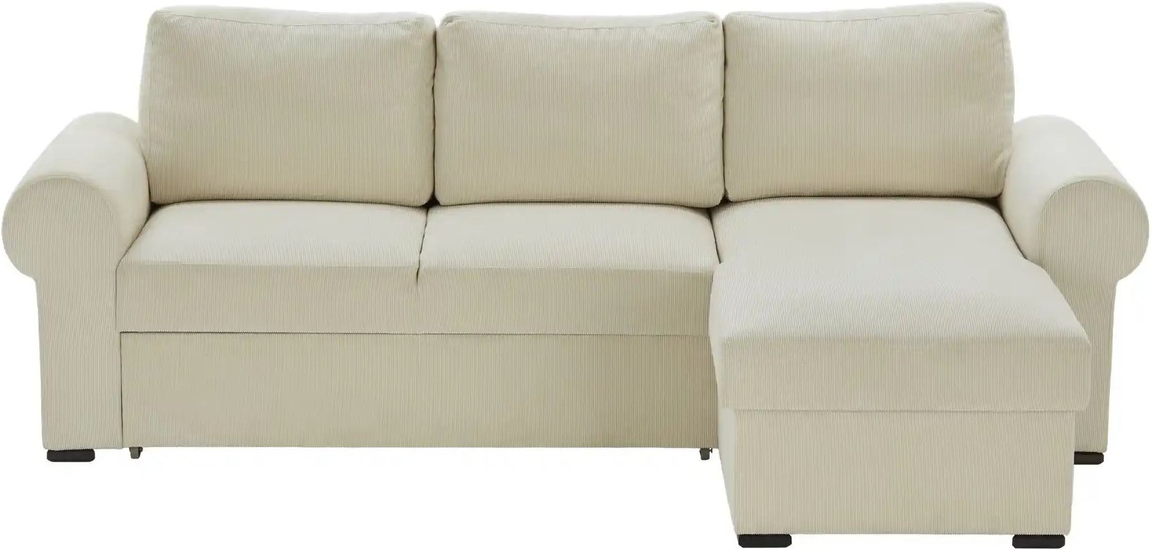 smart Ecksofa  Valdi ¦ creme ¦ Maße (cm): B: 245 H: 86 T: 163.0 Polstermöbel > Sofas > 3-Sitzer - Höffner