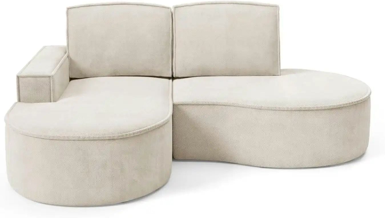 Ecksofa Flow ¦ beige ¦ Maße (cm): B: 210 H: 88 Polstermöbel > Sofas > Ecksofas - Höffner