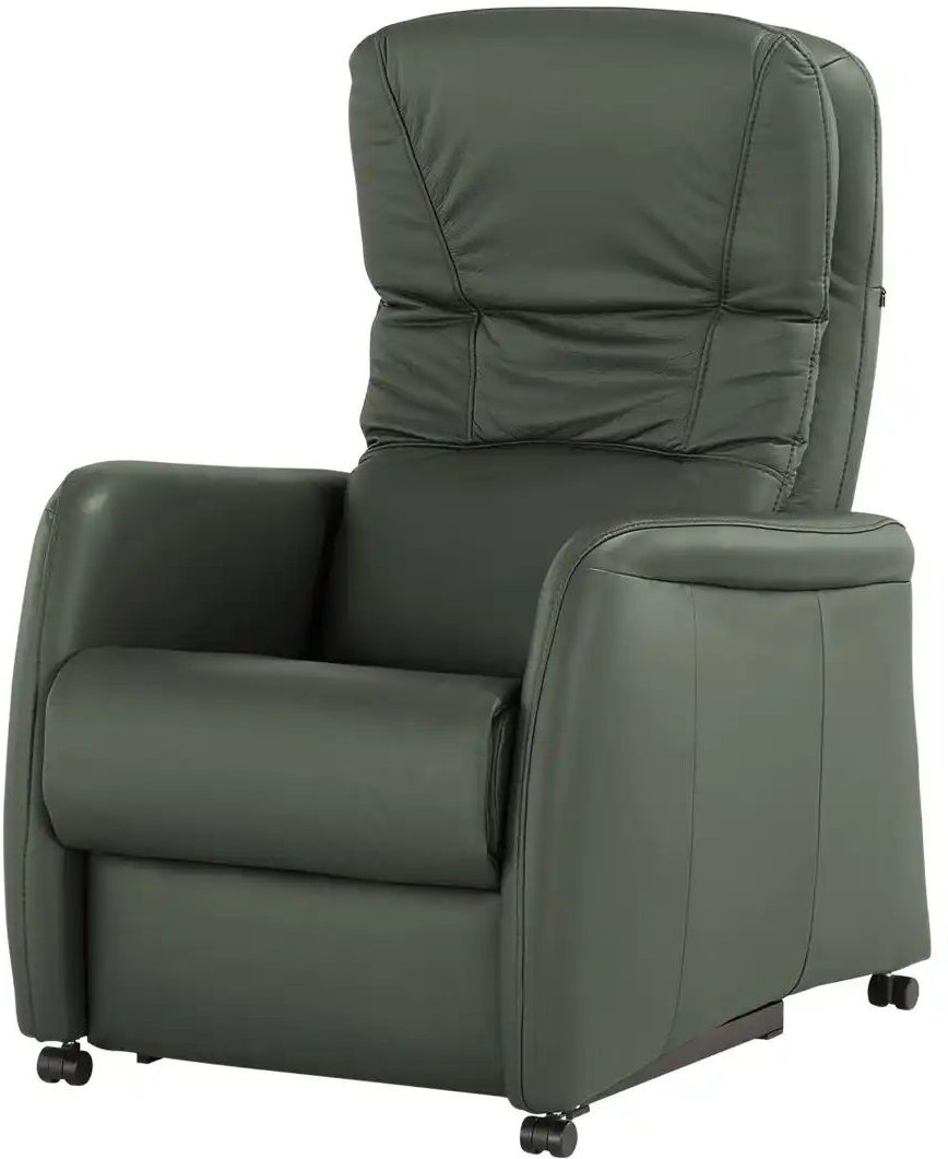 Hukla Ledersessel  Tobias ¦ grün ¦ Maße (cm): B: 75 H: 105 T: 88.0 Polstermöbel > Sessel > Relaxsessel - Höffner