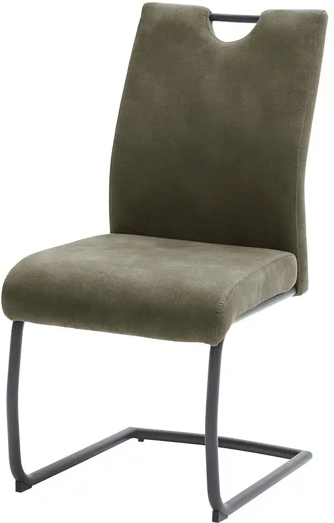 uno Freischwinger mit Griff Saros ¦ grün ¦ Maße (cm): B: 49 H: 98 T: 63.0 Stühle > Schwingstühle - Höffner