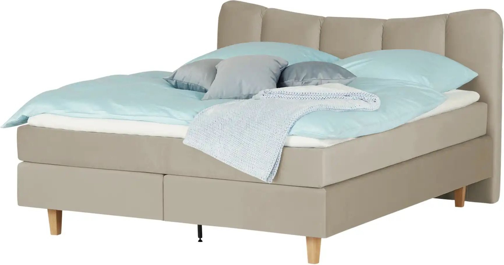 Boxspringbett  Dalur ¦ beige ¦ Maße (cm): B: 160 H: 110 Betten > Boxspringbetten - Höffner